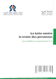 Avis du Conseil national des droits de l’Homme sur le projet de loi n° 27.14 relatif à la lutte contre la traite des personnes