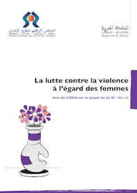 Avis du Conseil national des droits de l’Homme à propos du projet de loi N° 103.13 relatif à la lutte contre la violence à l’égard des femmes